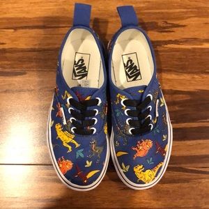 Kids Dinosaur print Vans
